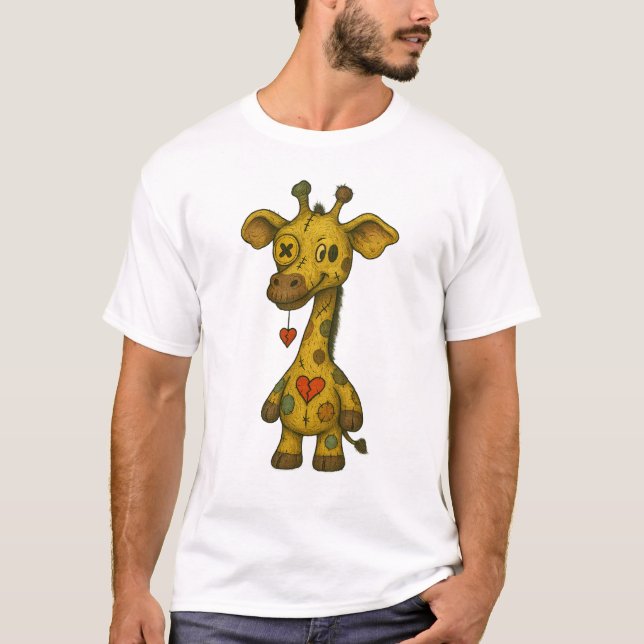 Voodoo-Giraffe-T-Shirt – Herzliche Höhen T-Shirt (Vorderseite)