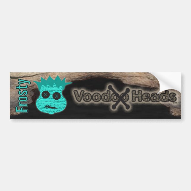 Voodoo Heads ~ Höhle Autoaufkleber (Vorne)
