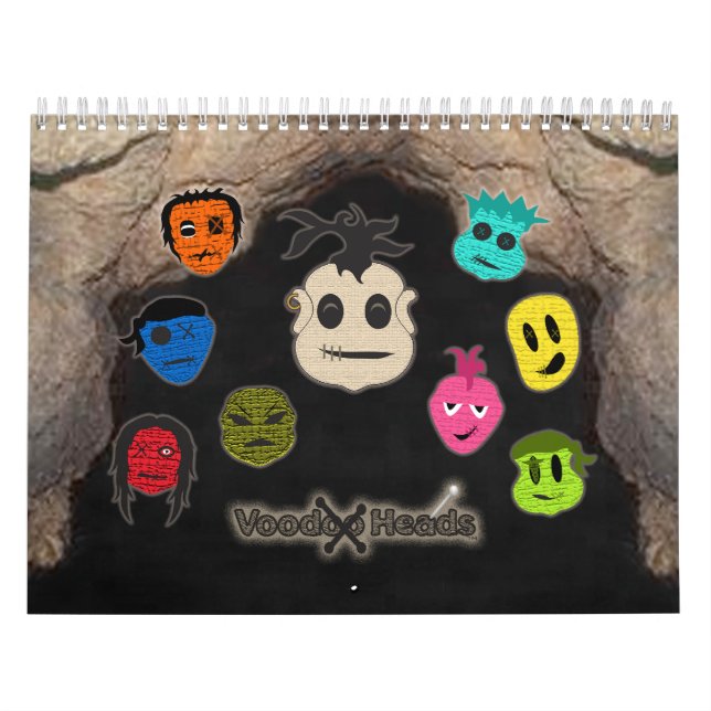 Voodoo Heads ~ Höhle Kalender (Titelbild)