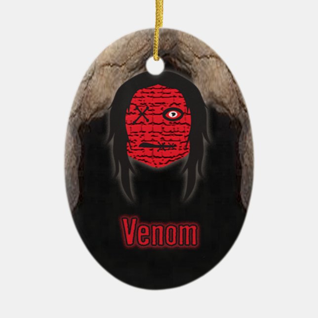 Voodoo Heads ~ Höhle Keramikornament (Vorne)