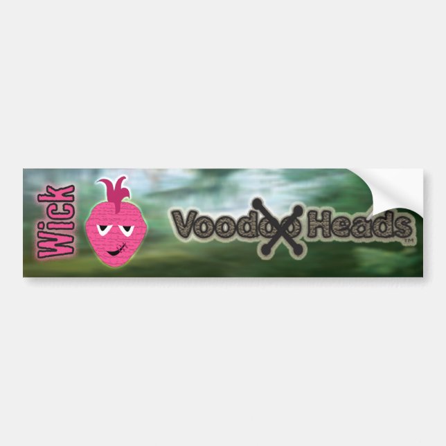 Voodoo Heads ~ Sumpf Autoaufkleber (Vorne)