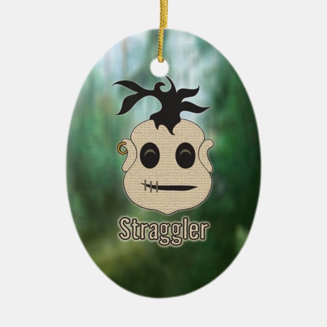 Voodoo Heads ~ Sumpf Keramik Ornament (Vorne)
