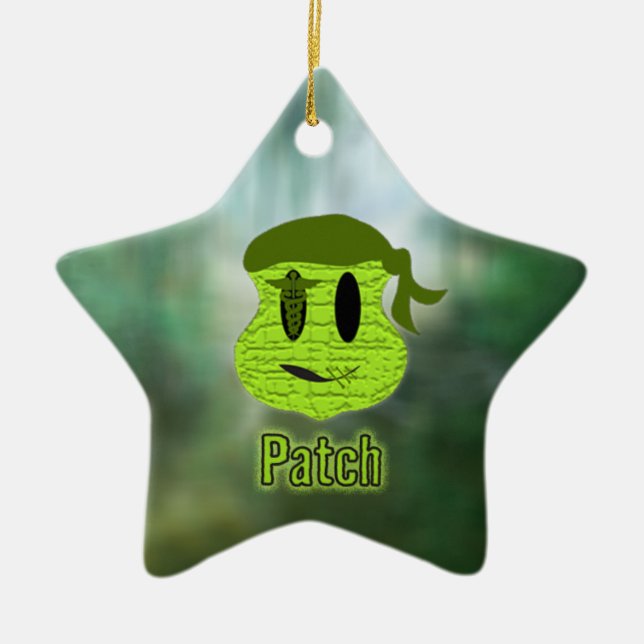 Voodoo Heads ~ Sumpf Keramik Ornament (Vorne)
