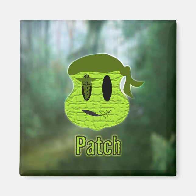 Voodoo Heads ~ Sumpf Magnet (Vorne)