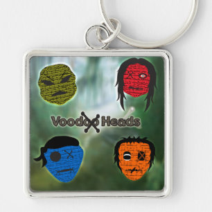 Voodoo Heads ~ Sumpf Schlüsselanhänger