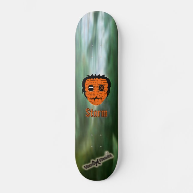 Voodoo Heads ~ Sumpf Skateboard (Vorderseite)