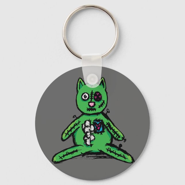 Voodoo Kitty Teil 2 Schlüsselkette! Schlüsselanhänger (Vorderseite)