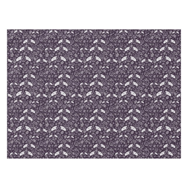 "Voodoo-" Muster Tischdecke (Vorderseite (Horizontal))