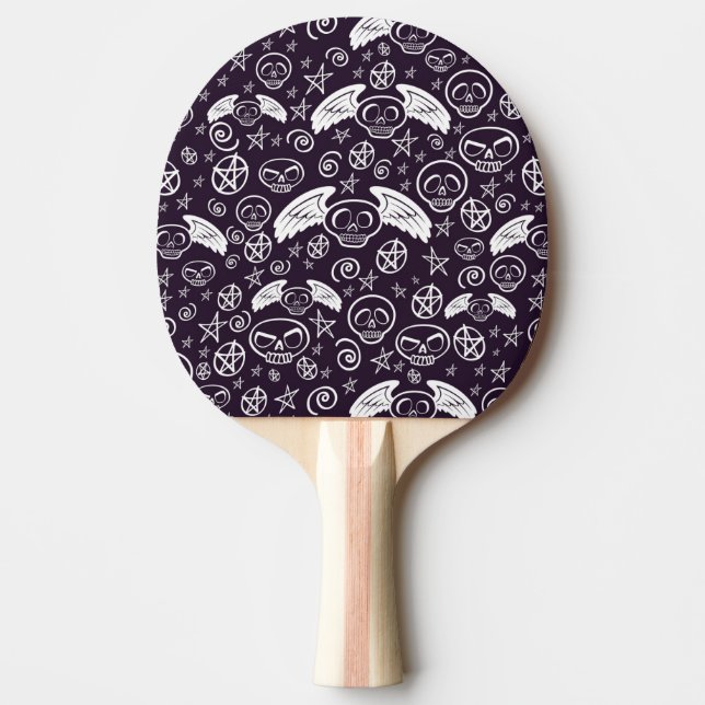 "Voodoo-" Muster Tischtennis Schläger (Vorderseite)