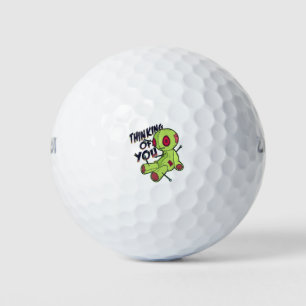 Voodoo-Puppe, die an Sie denkt Golfball