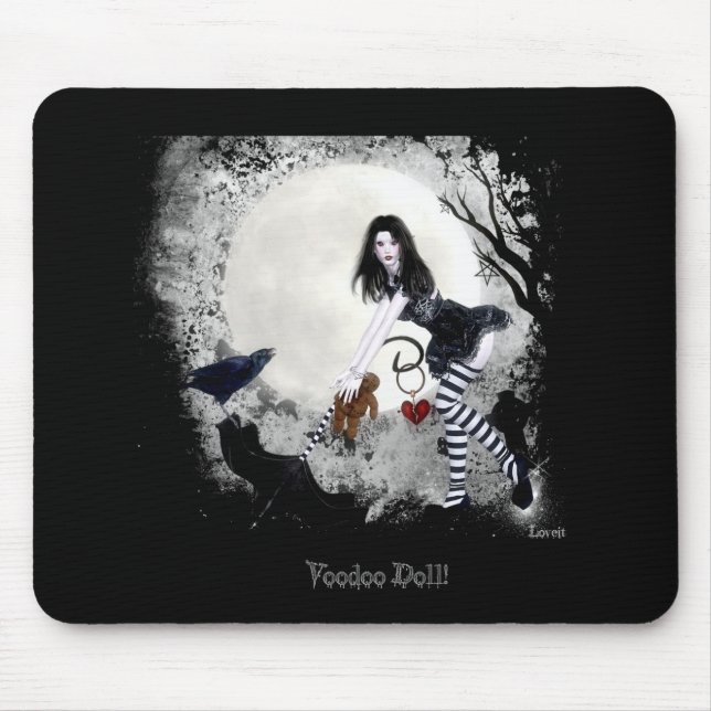 Voodoo-Puppe Mousepad (Vorne)