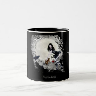 Voodoo-Puppe Zweifarbige Tasse