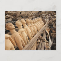 Voodoo Puppen am Fetisch Markt, Westafrika