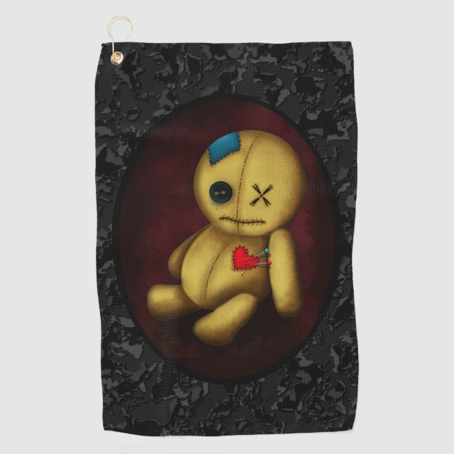 Voodoo Rag Doll Golfhandtuch (Vorderseite)