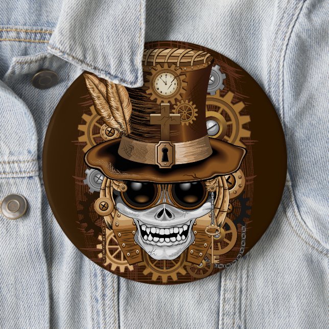 Voodoo-Retro-Maschine Button (Beispiel)