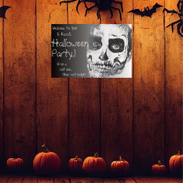 Voodoo Smile Halloween-Party Poster