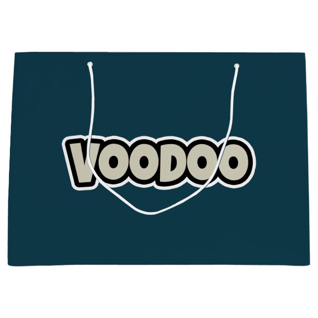 Voodoo-Taschenbeutel - Groß, glänzend Große Geschenktüte (Vorderseite)