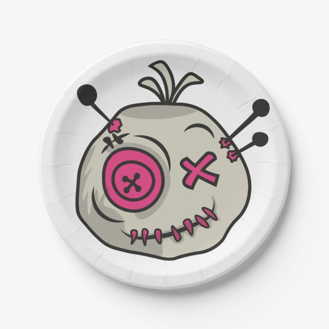 Voodoo Token 7" Rundpapierplatte Pappteller (Vorderseite)