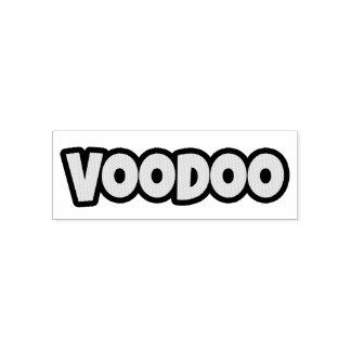 Voodoo Token Custom 2.15" x 0.78" Briefmarke Permastempel
