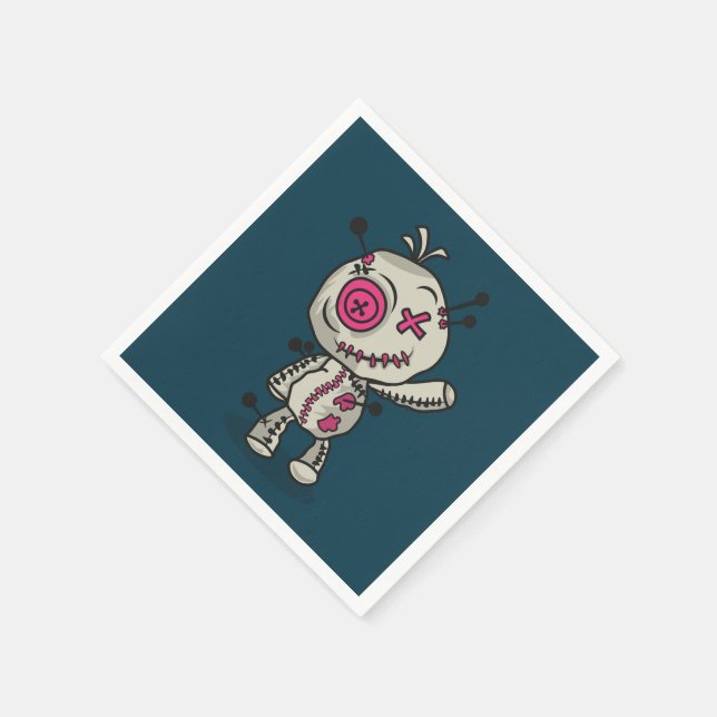 Voodoo Token Paper Napkins Standard Cocktail Serviette (Ecke)