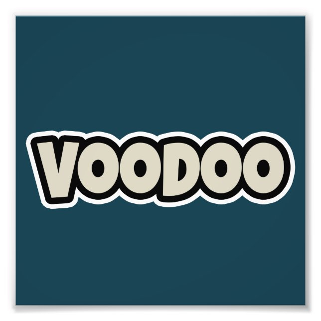 Voodoo-Token Telefonbuch drucken Fotodruck (Vorne)