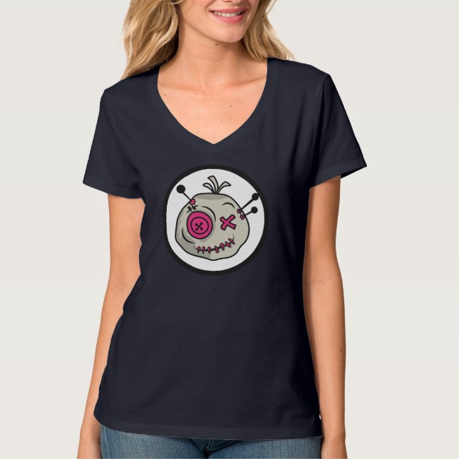 Voodoo Token Women's Basic V-Neck T - Shirt (Vorderseite)