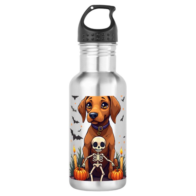 Voodoo Vizsla Dog Edelstahlflasche (Vorderseite)