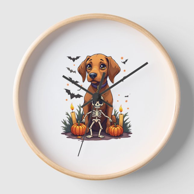 Voodoo Vizsla Dog Uhr (Vorderseite)