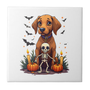 Voodoo Vizsla Hund Fliese
