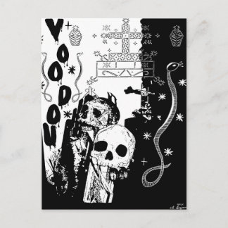 Voodou-Postkarte Postkarte