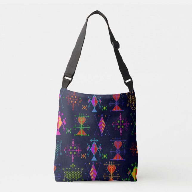 VooDou Tote Bag Tragetaschen Mit Langen Trägern (Vorderseite)