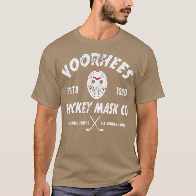 Voorhees Hockey Mask Co. T-Shirt (Vorderseite)