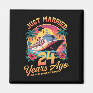 Vor 24 Jahren frisch vermählt romantisches passend Magnet