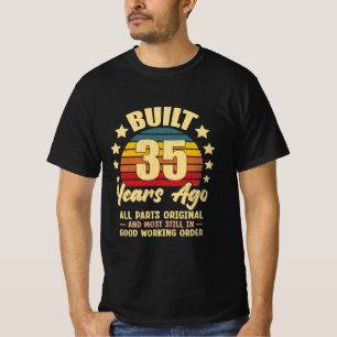 Vor 35 Jahren Originalteile 35. Geburtstag T-Shirt