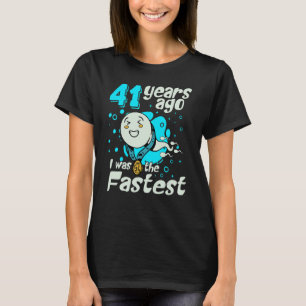 Vor 41 Jahren war ich der schnellste 41. Geburtsta T-Shirt