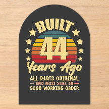 Vor 44 Jahren Alle Teile Original 44. Geburtstag
