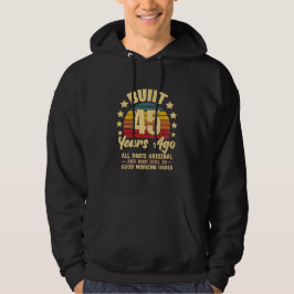 Vor 45 Jahren Alle Teile Original 45. Geburtstag Hoodie