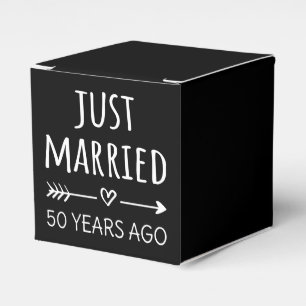 Vor 50 Jahren gerade verheiratet Geschenkschachtel