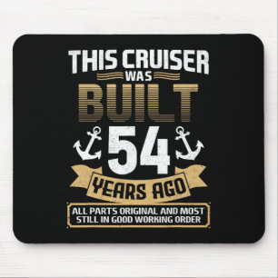 Vor 54 Jahren Gebaut Vintage 54 Jahre Alt 54. Gebu Mousepad