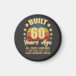 Vor 60 Jahren Gebaut Alle Teile Original 60. Gebur Magnet