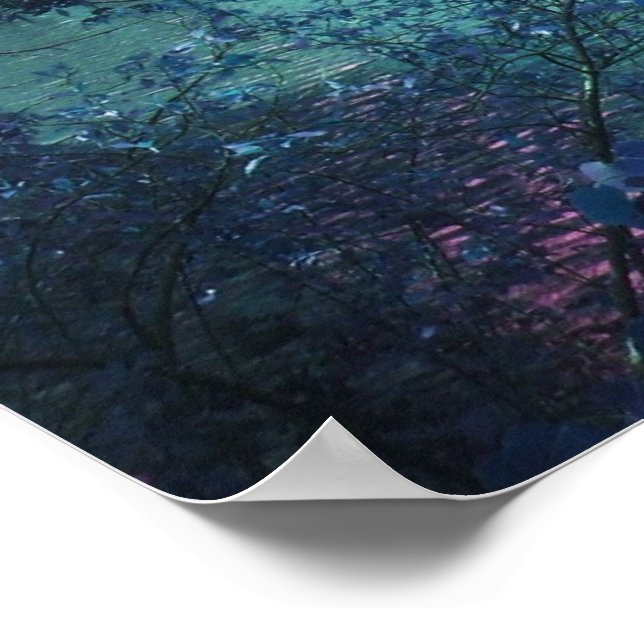 Vor allem Blue Lagoon Poster (Ecke)