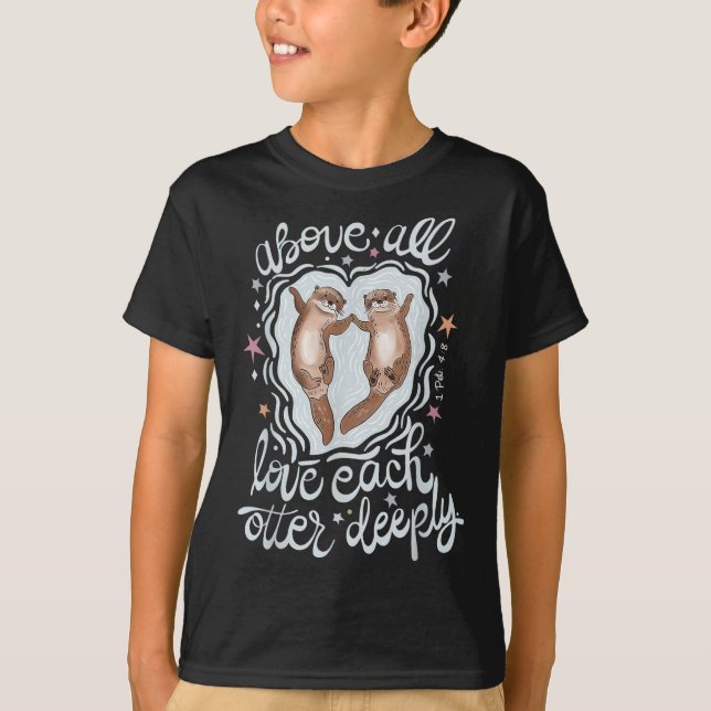 Vor allem die Liebe, die sich gegenseitig tief ver T-Shirt (Vorderseite)