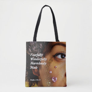 VOR ALLEM WONDERVOLL Christliche schwarze Frau Tasche