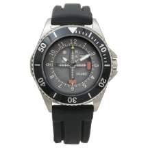 VOR-Anzeige-Armbanduhr