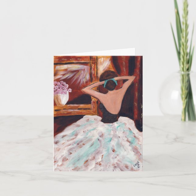 Vor dem Ballett Dankeskarte (Vorderseite)