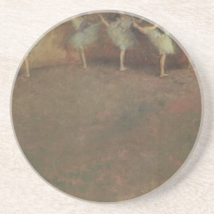 Vor dem Ballett von Edgar Degas, Vintage Kunst Sandstein Untersetzer