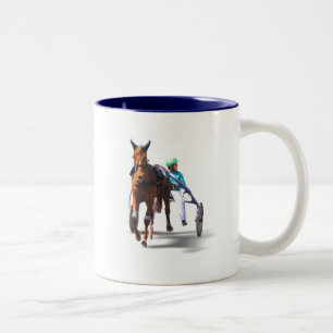 Vor dem Rennen Zweifarbige Tasse