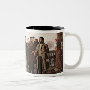 Vor dem Richter Zweifarbige Tasse