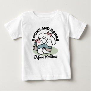 Vor dem Schlafengehen mit meinem Nachwuchs - Buch Baby T-shirt