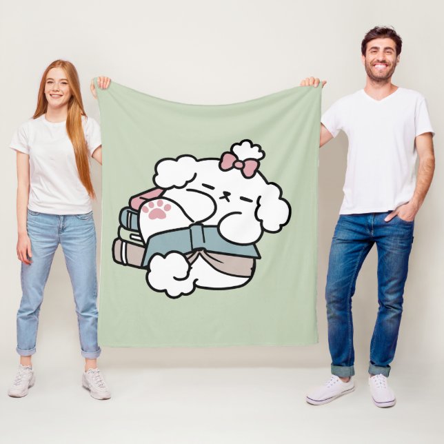 Vor dem Schlafengehen mit meinem Nachwuchs - Buch  Fleecedecke (Beispiel)